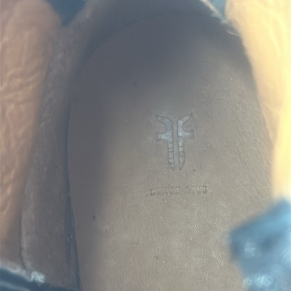 Frye BILLY SHORT bootie in gold - Picture 8 of 10